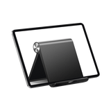 Soporte de Escritorio para Tablet /  Ajustable de 0° a 100° / Goma Antiarañazos / Antideslizante / Color Negro