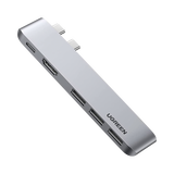 HUB USB-C (Thunderbolt 3) Multifuncional para MacBook Pro/Air / 1 Puerto HDMI + 3 Puertos USB3.0 + USB- C (PD 100W)