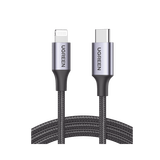 Cable USB-C a Lightning / Certificado MFi  / 1 Metro / Adecuado para iPhone, iPad y iPod