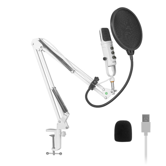 Microfono Condensador USB Yeyian YSA-UCHQ-02 Agile Nl Blanco